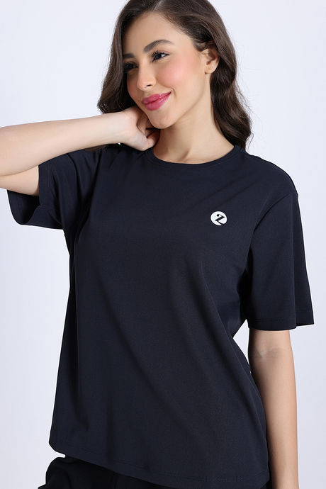 Zivame Knit Poly Loungewear Top - Black Beauty — image 6
